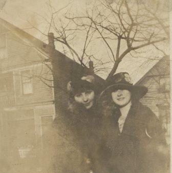 Helen Moraniec and possibly elder sis Mary circa 1919 maybe
