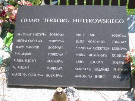 Hitler Terror headstoneNagoszyn cemeteryNagoszyn, Debica, Poland(c) 2012 barefoot photos