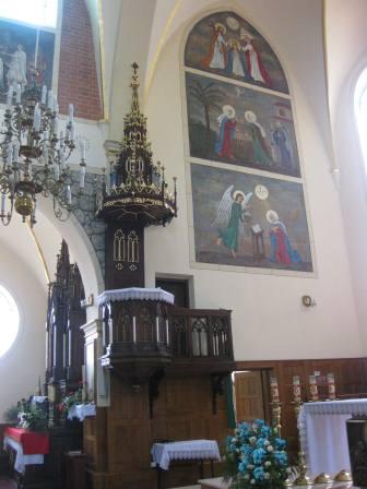 Pulpit, St. Anthony Nagoszyn, Debica, Poland(c) 2012 barefoot photos