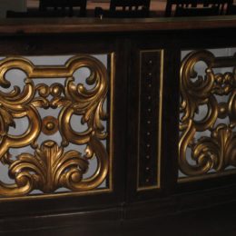 Altar railing in Lekno